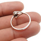 Natural Black Onyx Statement Band Handcrafted Ring 925 Sterling Silver