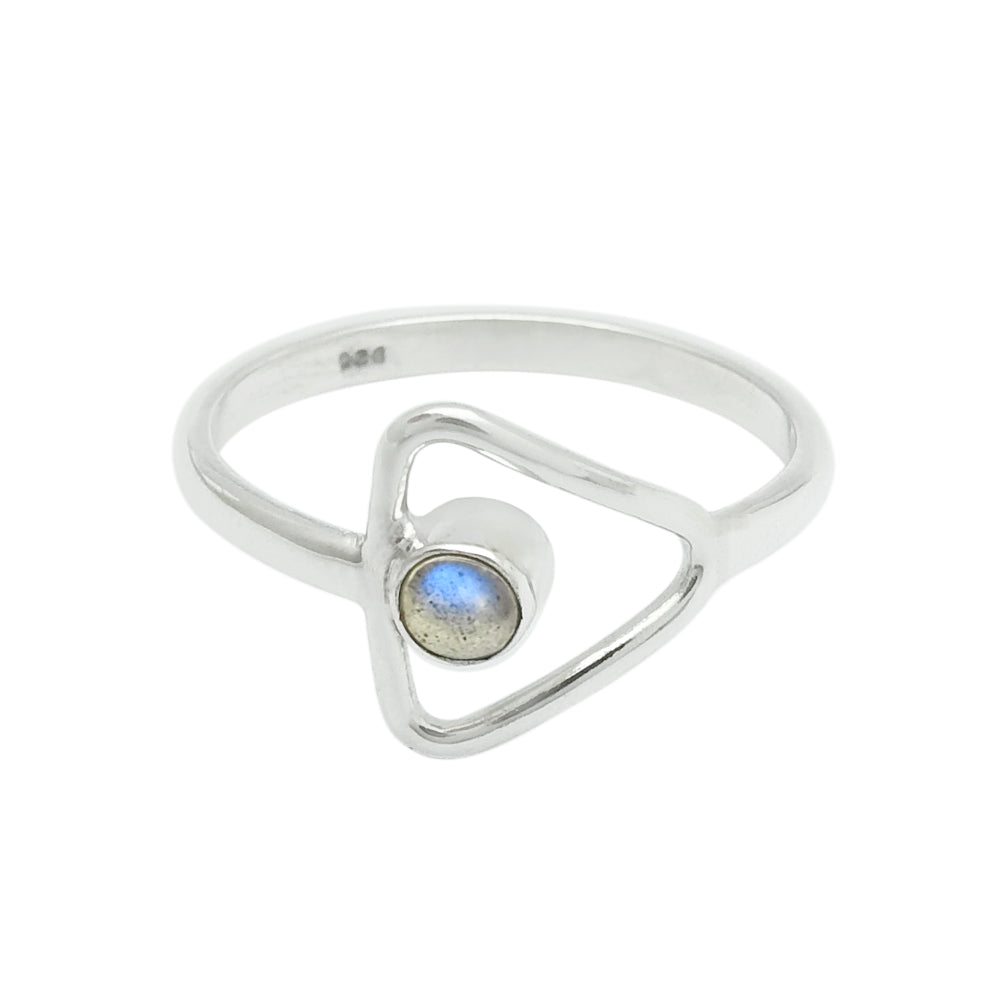 Labradorite Gemstone Solid Sterling Silver New Cocktail Wife Ring Jewelry