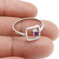 July Birthstone Ruby Gemstone 925 Silver Ring Jewelry