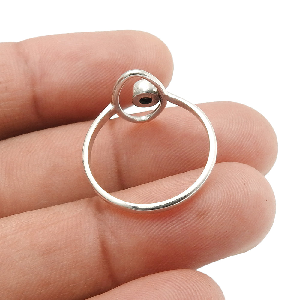Pearl Ring 925 Sterling Silver Vintage Jewelry L2