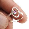Ruby Gemstone 925 Silver Handmade Ring July Birthstone Jewelry