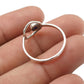 Sterling Silver Root Chakra Natural Black Onyx Sister Art Deco Band Ring
