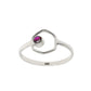 Ruby Gemstone 925 Sterling Silver Birthday Gift Band Ring