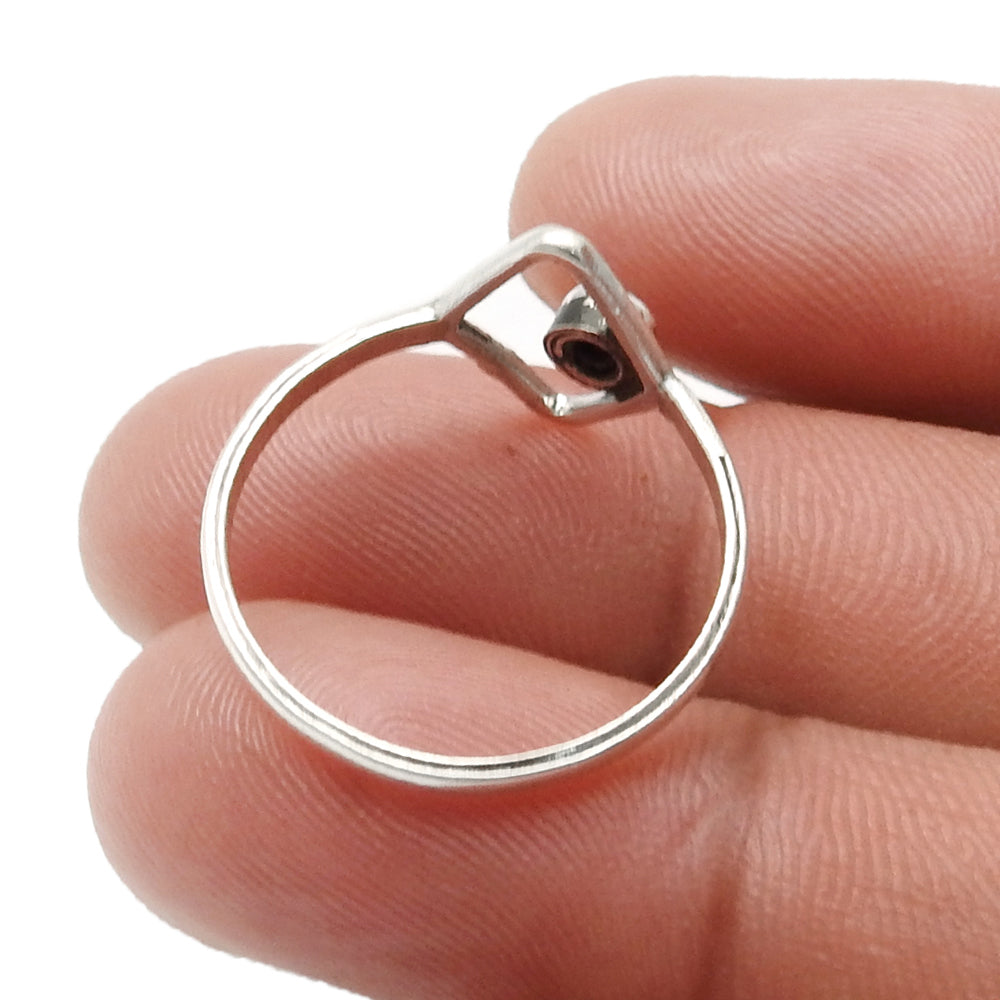 Pearl Ring 925 Sterling Silver Vintage Look Jewelry L5