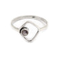 Round Rose Quartz Gemstone Solid Sterling Silver Daughter Band Elegant Ring