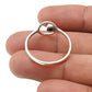 Green Onyx Gemstone 925 Solid Silver Sister Birthday Band Bezel Boho Ring