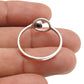 Black Onyx Gemstone Solid Sterling Silver Band Root Chakra Bezel New Ring