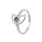 Labradorite Stone 925 Silver Statement Moon Cocktail Wedding Ring Jewelry