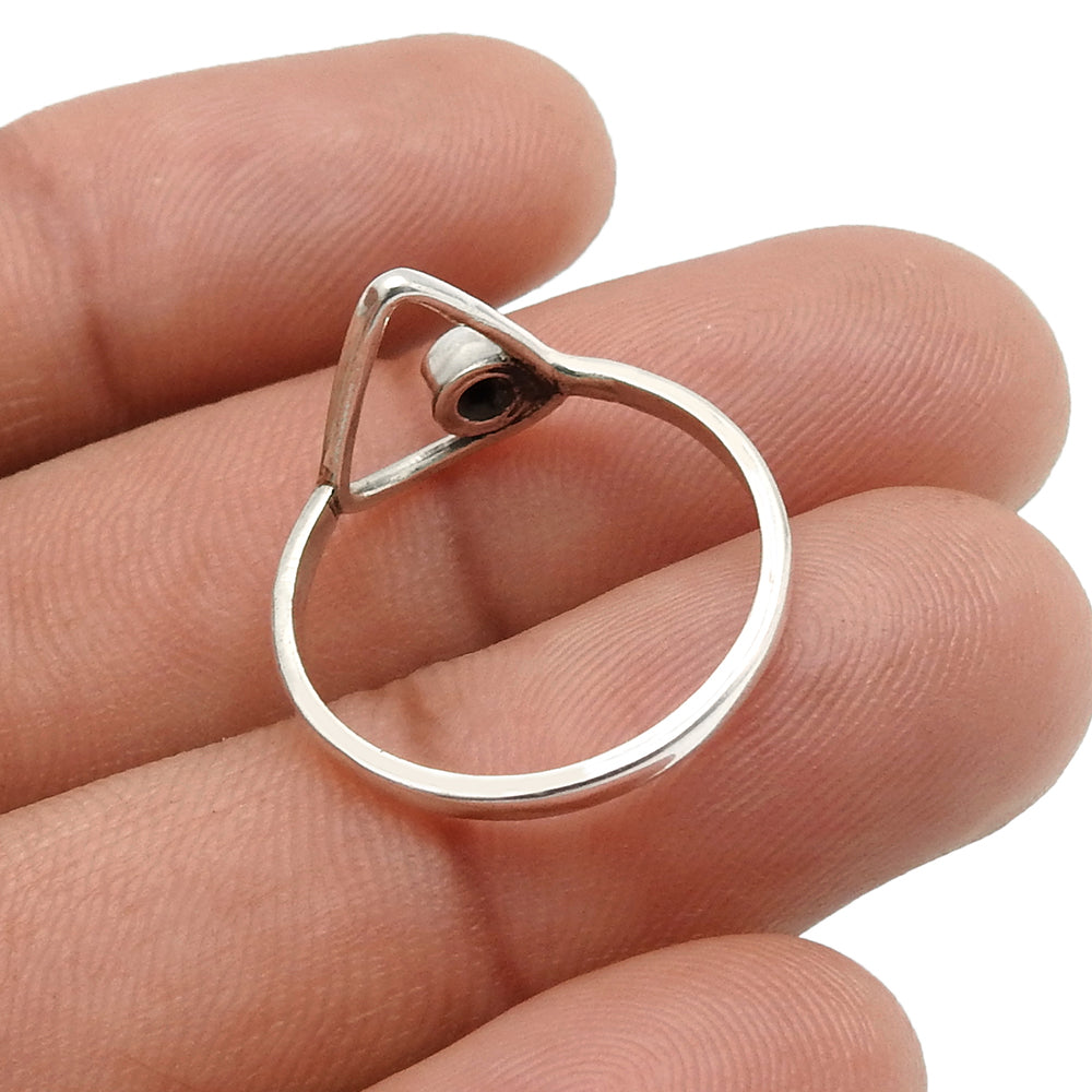 Labradorite Gemstone Statement Artisan Cocktail Ring Jewelry Solid Silver