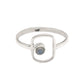 Labradorite Gemstone Sterling Silver Bezel Daughter Cocktail Ring Jewelry