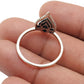 Lapis Lazuli Gemstone September Birth Crown Wife Band Ring Solid Silver