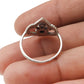 Labradorite Gemstone 925 Solid Silver Band Crown Boho Ring Jewelry
