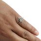 Druzy Gemstone Ring 925 Sterling Silver Indian Handmade Jewelry