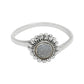 Druzy Gemstone Ring 925 Sterling Silver Handmade Indian Jewelry