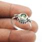 Sterling Silver Round November Natural Citrine Wife Cocktail Bezel Ring