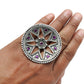 Ruby Gemstone 925 Sterling Silver Adjustable Ring Statement Jewelry
