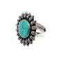 Turquoise Gemstone 925 Silver Cocktail Sister New Artisan Birthday Ring
