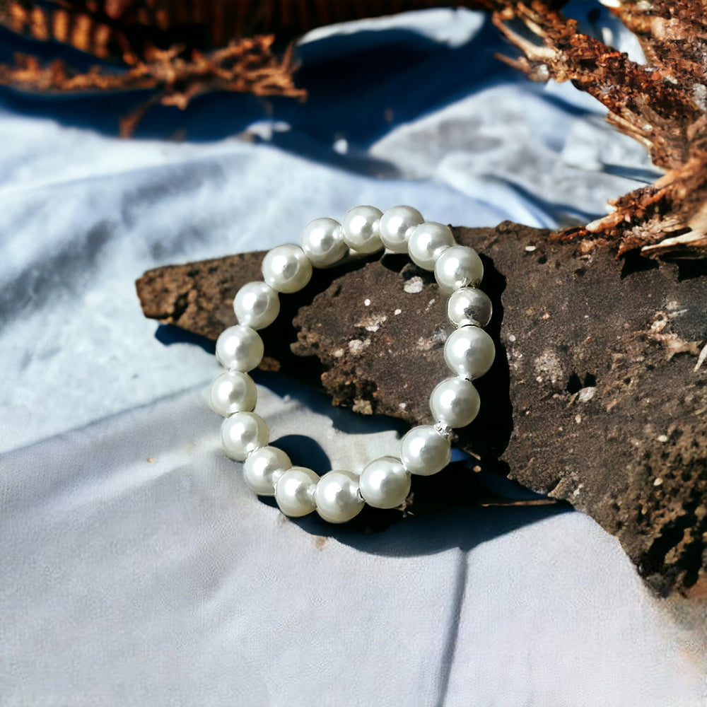 Natural Freshwater Pearl Ring 925 Sterling Silver Jewelry Wedding Ring