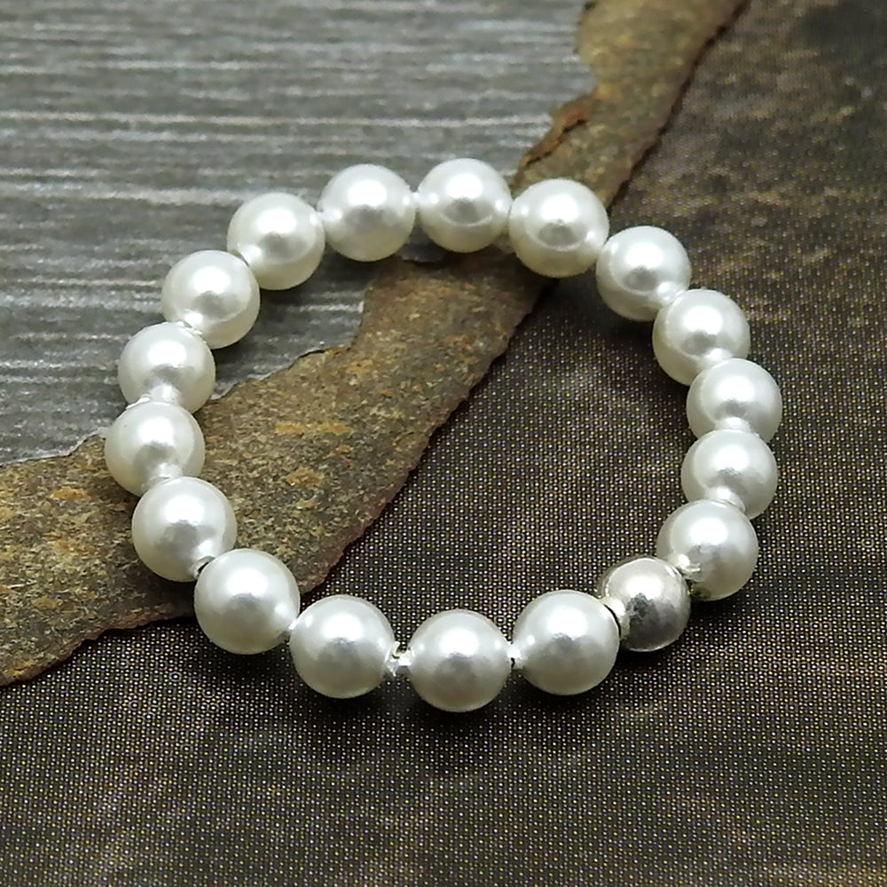 Natural Freshwater Pearl Ring 925 Sterling Silver Jewelry Wedding Ring