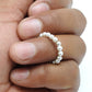 Natural Freshwater Pearl Ring 925 Sterling Silver Jewelry Wedding Ring