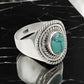 Turquoise Gemstone 925 Sterling Silver Throat Chakra Cocktail Ring