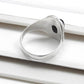Black Onyx Gemstone Solid 925 Silver Women Gift Cocktail Ring