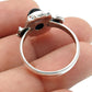 925 Sterling Silver Black Onyx Gemstone Anniversary Gift Ring