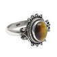 Tiger Eye Gemstone 925 Sterling Silver Statement Wedding Gift Women Ring