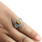 Tiger Eye Gemstone 925 Sterling Silver Statement Wedding Gift Women Ring