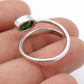 Chrysoprase Gemstone Friendship Day Statement Bezel Ring Sterling Silver