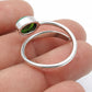 Chrysoprase Gemstone Friendship Day Statement Bezel Ring Sterling Silver