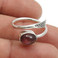 925 Sterling Silver Natural Pink Tourmaline Handmade Statement Ring