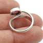 925 Sterling Silver Natural Pink Tourmaline Handmade Statement Ring