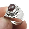 925 Sterling Silver Pink Tourmaline Gemstone Elegant Ring