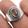 925 Sterling Silver Tourmaline Gemstone Statement Ring
