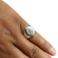 Druzy Gemstone Anniversary Sister New Cocktail Bezel Ring Sterling Silver
