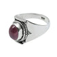 Pink Tourmaline Gemstone 925 Sterling Silver Ring Jewelry
