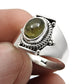 Tourmaline Gemstone 925 Sterling Silver Band Ring Jewelry