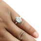 Sisters Day Deal Sterling Silver Oval Natural Druzy Daughter Statement Ring