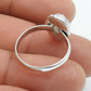 Sisters Day Deal Sterling Silver Oval Natural Druzy Daughter Statement Ring