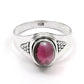 Natural Garnet 925 Silver Wife Cocktail Ethnic Daughter Gift Ring Jewelry