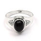 Natural Black Onyx Cocktail Statement Ring Jewelry Solid Sterling Silver