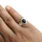 Natural Black Onyx Cocktail Statement Ring Jewelry Solid Sterling Silver
