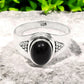 Natural Black Onyx Cocktail Statement Ring Jewelry Solid Sterling Silver