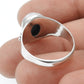 Labradorite Gemstone 925 Sterling Silver Statement Band Boho Ring Jewelry