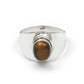 Solid 925 Sterling Silver Natural Tiger Eye Ring For Her