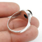 Tiger's Eye Gemstone Cocktail Mother Ring Jewelry Solid Sterling Silver