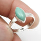Natural Turquoise Sterling Silver Band Anniversary Bezel New Ring Jewelry
