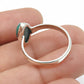 Natural Turquoise Sterling Silver Band Anniversary Bezel New Ring Jewelry