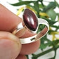 Marquise Garnet Gemstone January Cocktail Ring Solid Sterling Silver
